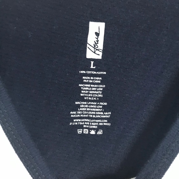 Navy and White Tee - Picture 3 of 4